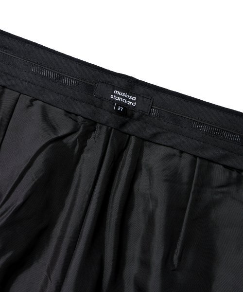 MUSINSA STANDARD WOMAN（ムシンサスタンダードウーマン）の「ウィメンズウールフランネルツーピンタックワイドスラックス[ブラック]（スラックス・レディース・その他・30/31/24/25/26/27/28/29）」の5枚目の写真