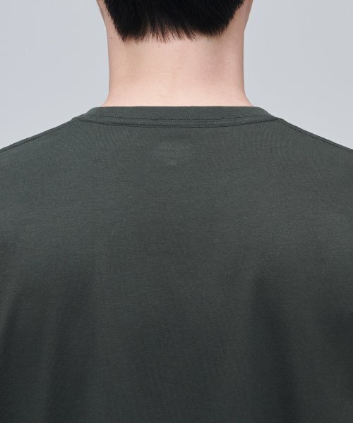 MUSINSA STANDARD（ムシンサスタンダード）の「[クールタンダード] オーバーサイズクルーネックTシャツ [カーキ]（Tシャツ/カットソー・メンズ・その他・LARGE/X-LARGE/XX-LARGE/XXX-LARGE/MEDIUM）」の5枚目の写真