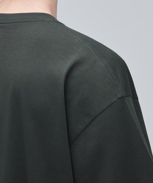 MUSINSA STANDARD（ムシンサスタンダード）の「[クールタンダード] オーバーサイズクルーネックTシャツ [カーキ]（Tシャツ/カットソー・メンズ・その他・LARGE/X-LARGE/XX-LARGE/XXX-LARGE/MEDIUM）」の6枚目の写真