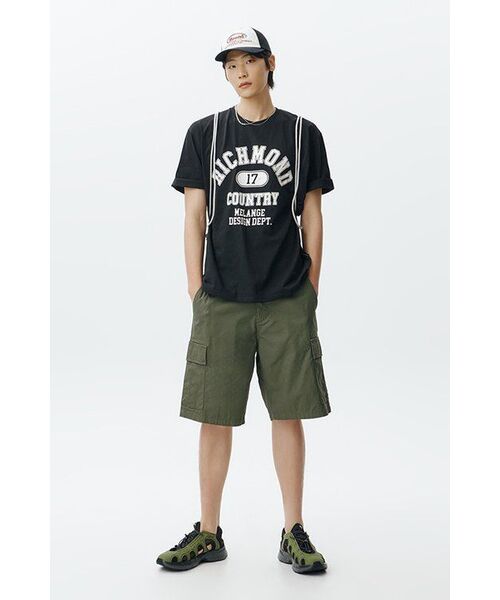 MUSINSA STANDARD（ムシンサスタンダード）の「コットンワイドカーゴショーツ[カーキ]（その他パンツ・メンズ・その他・27/28/29/30/31/32/33/34/36）」の8枚目の写真