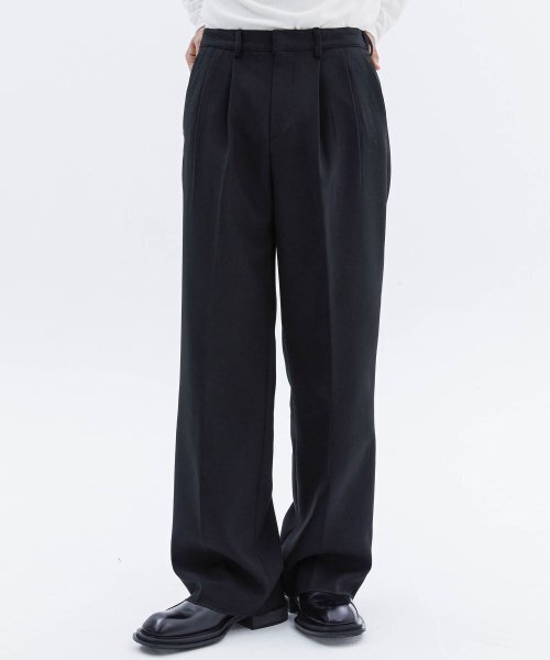 TRIP LE SENS（トリップ ル センス）の「FWコンフォートツーピンタックスラックス_チャコール（スラックス・レディース・その他・LARGE/MEDIUM/SMALL）」の3枚目の写真