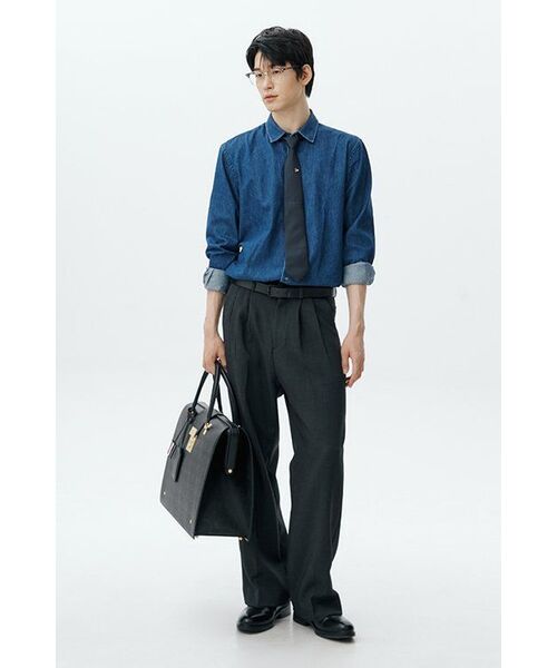 TRIP LE SENS（トリップ ル センス）の「FWコンフォートツーピンタックスラックス_チャコール（スラックス・レディース・その他・LARGE/MEDIUM/SMALL）」の5枚目の写真