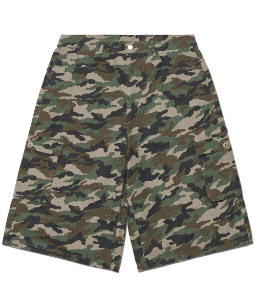 NOMANUAL(NOMANUAL)の「D.P CARGO BERMUDA PANTS - CAMOUFLAGE(その他パンツ・レディース・その他・X-SMALL/SMALL/MEDIUM/LARGE)」の1枚目の写真