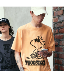 VTWO（ブイツー）の「ウッドストックピグメントTシャツ (YELLOW)（Tシャツ/カットソー）」