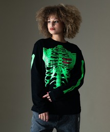 EXAMPLE（エグザンプル）の「EXAMPLE BONES HEART L/S TEE（Tシャツ/カットソー）」