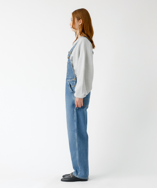 Lee(リー)の「【LEE / リー】TAPERED OVERALL / テーパードオーバーオール / デニム サロペット(サロペット/オーバーオール・レディース・ブラック/インディゴブルー・X-SMALL/S)」の12枚目の写真