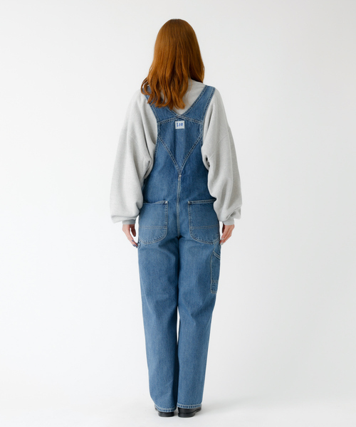 Lee(リー)の「【LEE / リー】TAPERED OVERALL / テーパードオーバーオール / デニム サロペット(サロペット/オーバーオール・レディース・ブラック/インディゴブルー・X-SMALL/S)」の13枚目の写真
