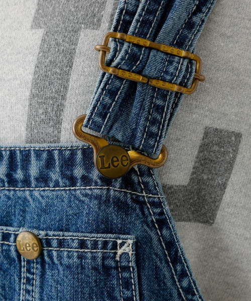Lee(リー)の「【LEE / リー】TAPERED OVERALL / テーパードオーバーオール / デニム サロペット(サロペット/オーバーオール・レディース・ブラック/インディゴブルー・X-SMALL/S)」の17枚目の写真