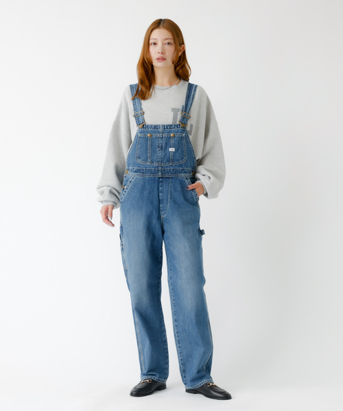 Lee(リー)の「【LEE / リー】TAPERED OVERALL / テーパードオーバーオール / デニム サロペット(サロペット/オーバーオール・レディース・ブラック/インディゴブルー・X-SMALL/S)」の20枚目の写真