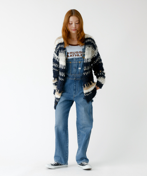 Lee(リー)の「【LEE / リー】TAPERED OVERALL / テーパードオーバーオール / デニム サロペット(サロペット/オーバーオール・レディース・ブラック/インディゴブルー・X-SMALL/S)」の22枚目の写真