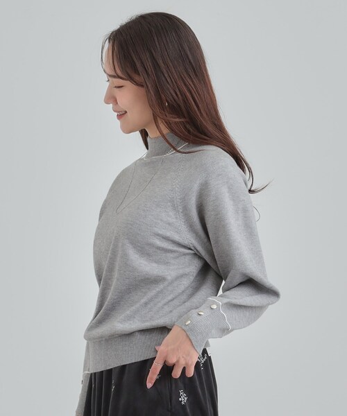 セール】【洗濯機可/吸湿発熱】もちもちでチクチクしにくいハイネック