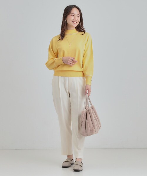 セール】【洗濯機可/吸湿発熱】もちもちでチクチクしにくいハイネック