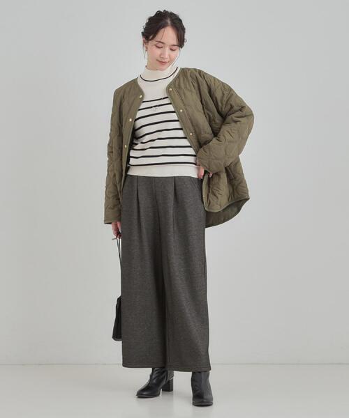 SHOO・LA・RUE(シューラルー)の「【洗濯機可/吸湿発熱】チクチクしにくいもちもちハイネックニット(ニット/セーター・レディース・ホワイト系5/ネイビー/イエロー系その他/ピンク系/グリーン系/グレー・01/02/03/04)」の10枚目の写真