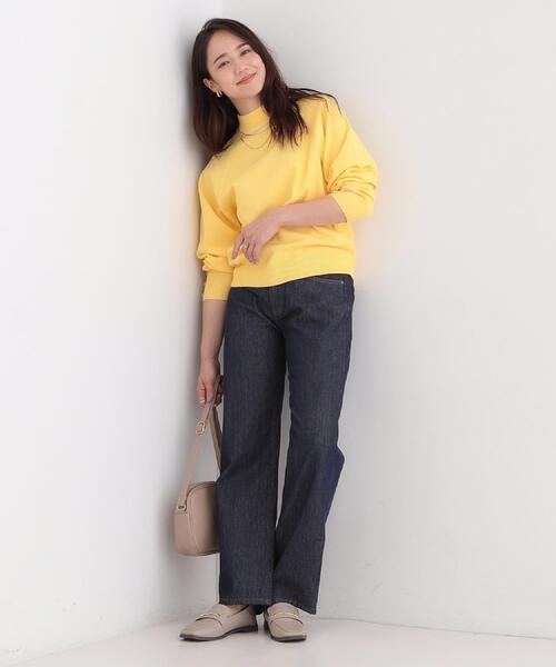SHOO・LA・RUE(シューラルー)の「【洗濯機可/吸湿発熱】チクチクしにくいもちもちハイネックニット(ニット/セーター・レディース・ホワイト系5/ネイビー/イエロー系その他/ピンク系/グリーン系/グレー・01/02/03/04)」の8枚目の写真