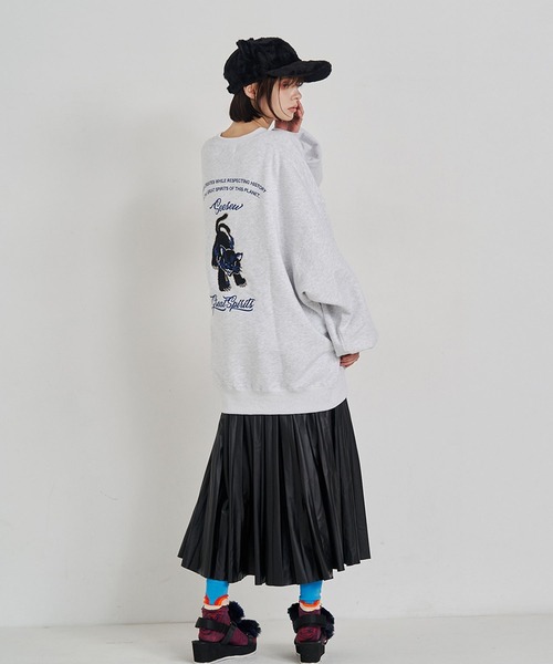 SeeSew(シーソー)の「【UNISEX】NEKOMATA CRUE SWEAT/ネコマタクルースウェット(スウェット・メンズ・ブラック/チャコールグレー/ライトグレー・M/L)」の19枚目の写真