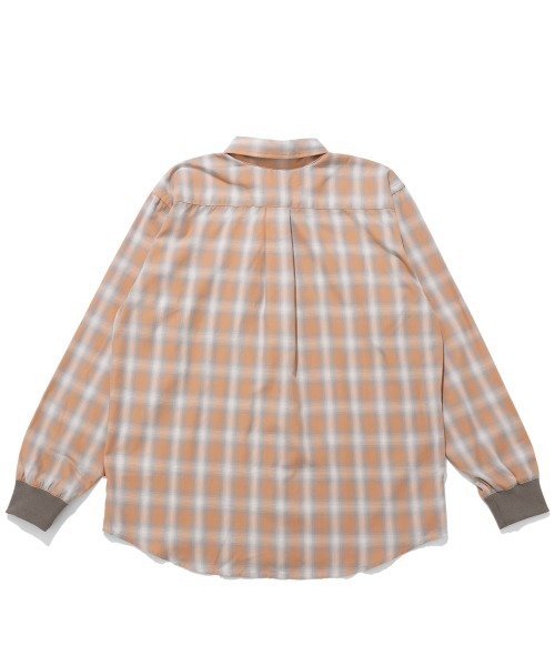 KRIFF MAYER(クリフメイヤー)の「袖リブハッピーシャツ(シャツ/ブラウス・メンズ・オフホワイト/サックスブルー/カラフル/グリーン/その他5/オレンジ・MEDIUM/X-LARGE/LARGE)」の9枚目の写真