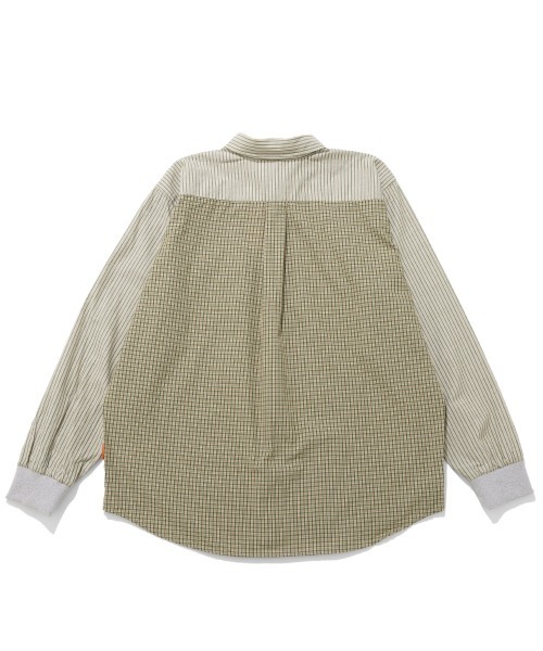 KRIFF MAYER(クリフメイヤー)の「袖リブハッピーシャツ(シャツ/ブラウス・メンズ・オフホワイト/サックスブルー/カラフル/グリーン/その他5/オレンジ・MEDIUM/X-LARGE/LARGE)」の10枚目の写真