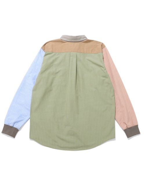 KRIFF MAYER(クリフメイヤー)の「袖リブハッピーシャツ(シャツ/ブラウス・メンズ・オフホワイト/サックスブルー/カラフル/グリーン/その他5/オレンジ・MEDIUM/X-LARGE/LARGE)」の12枚目の写真