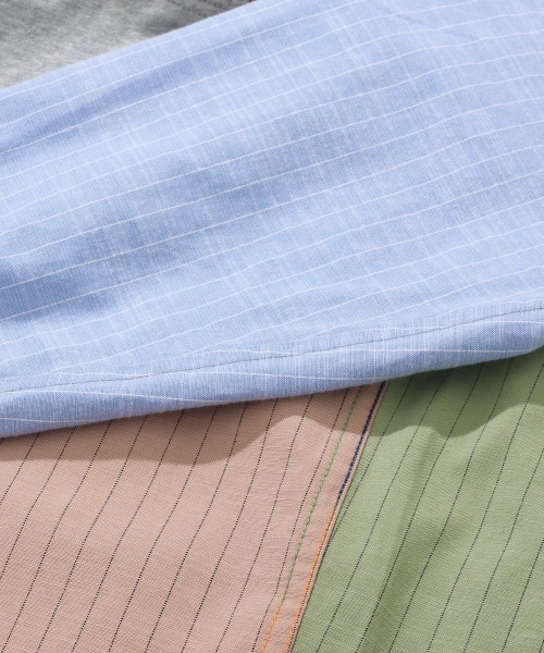 KRIFF MAYER(クリフメイヤー)の「袖リブハッピーシャツ(シャツ/ブラウス・メンズ・オフホワイト/サックスブルー/カラフル/グリーン/その他5/オレンジ・MEDIUM/X-LARGE/LARGE)」の18枚目の写真