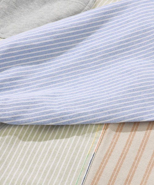 KRIFF MAYER(クリフメイヤー)の「袖リブハッピーシャツ(シャツ/ブラウス・メンズ・オフホワイト/サックスブルー/カラフル/グリーン/その他5/オレンジ・MEDIUM/X-LARGE/LARGE)」の19枚目の写真