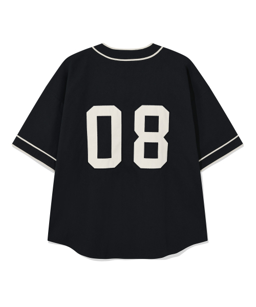 COVERNAT(カバーナット)の「アーチロゴベースボールハーフシャツ Dark Navy(シャツ/ブラウス・レディース・その他・X-LARGE/MEDIUM/LARGE/SMALL)」の4枚目の写真