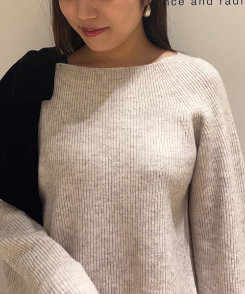 新品未使用品タグ付き　ベロアリボンゆるニット ベロアリボンゆるニット | ニット | Apuweiser-riche（アプワイザー