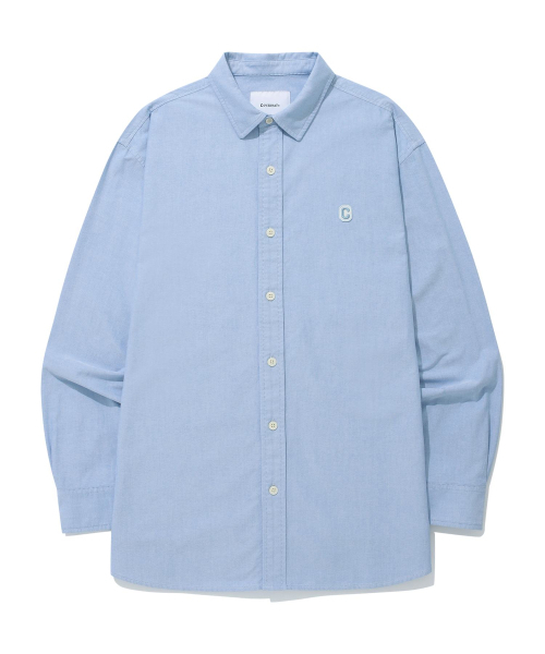 COVERNAT(カバーナット)の「ピグメントオックスフォードシャツライトブルー(シャツ/ブラウス・レディース・その他・LARGE/X-LARGE/XX-LARGE/SMALL/MEDIUM)」の1枚目の写真
