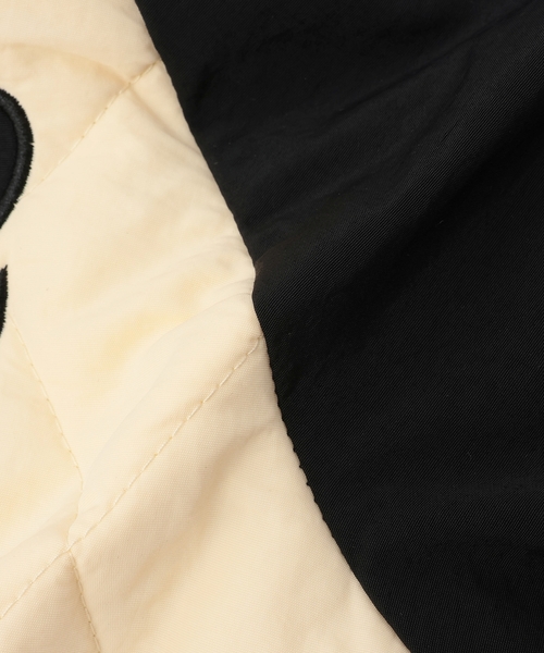 X-girl Stages（エックスガールステージス）の「バックロゴキルティングブルゾン（ブルゾン・キッズ・アイボリー/ピンク・140cm/130cm/90cm/100cm/110cm/120cm）」の12枚目の写真