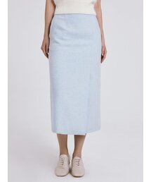Pond wool skirt (sky blue)