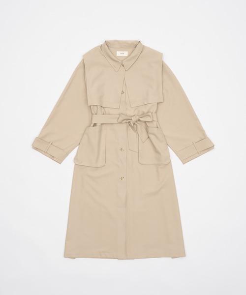 OLUN（オルン）の「3way long trench coat/3wayロングトレンチコート