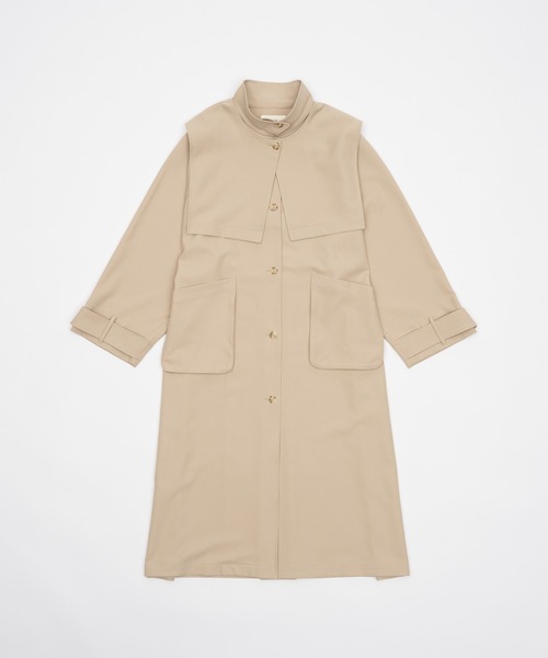 OLUN 3waylongtrenchcoat/3wayロングトレンチコート OLUN トレンチコート コート 3way long trench coat/3wayロング