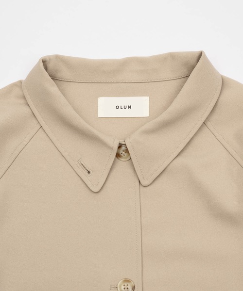 OLUN 3way ロングトレンチコート ベージュ M きりまる OLUN トレンチコート コート 3way long trench coat/3wayロング