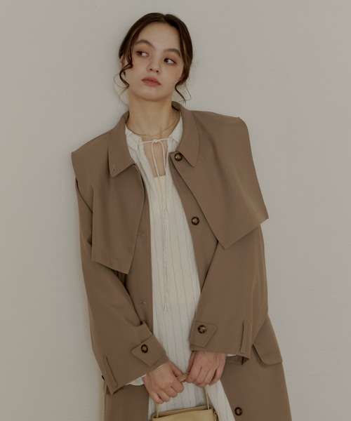 3way long trench coat/3wayロングトレンチコート（トレンチコート