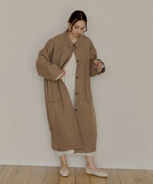 OLUN（オルン）の「3way long trench coat/3wayロングトレンチコート