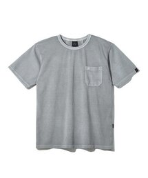 ピグメントポケットBCTオーバーサイズ半袖Tシャツ(グレー)