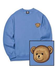 TRIPSHION（トリップション）の「SMALL BEAR LOGO Crew Neck - Blue（スウェット）」