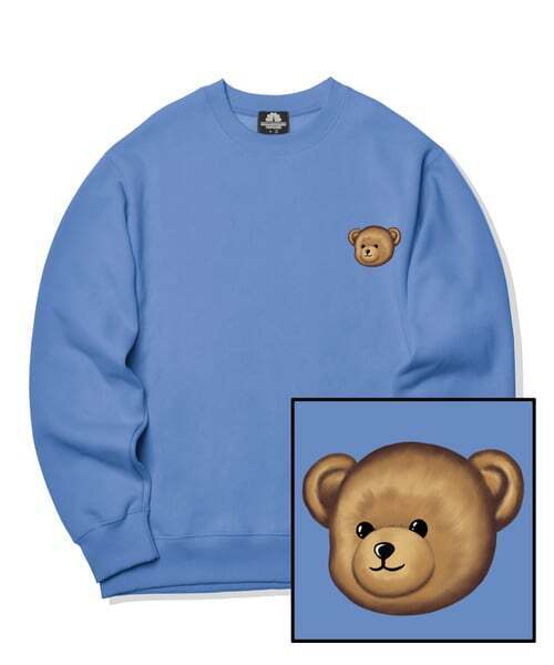 TRIPSHION(トリップション)の「SMALL BEAR LOGO クルーネック - ブルー(スウェット・メンズ・その他・X-LARGE/MEDIUM/LARGE)」の1枚目の写真