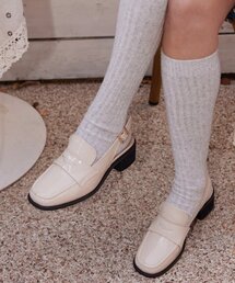 ブリン アナメル スクエアトスリングバック (LIGHTBEIGE)