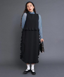 I am I in fact... | SHELL FRILL peplum ドレス(ワンピース)