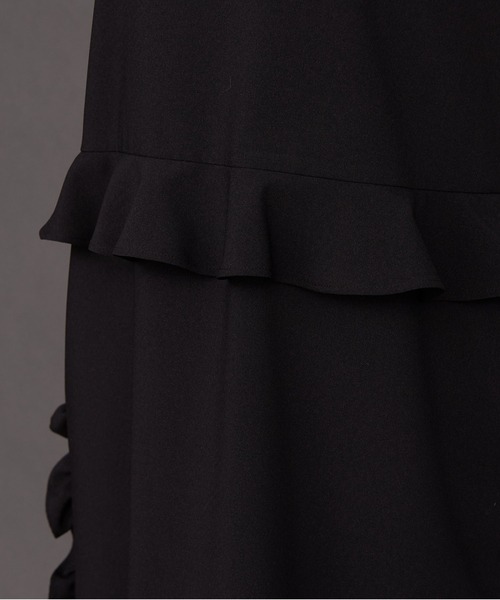 I am I in fact...（アイアムアイインファクト）の「SHELL FRILL peplum ドレス（ワンピース・レディース・ブラック・FREE）」の19枚目の写真