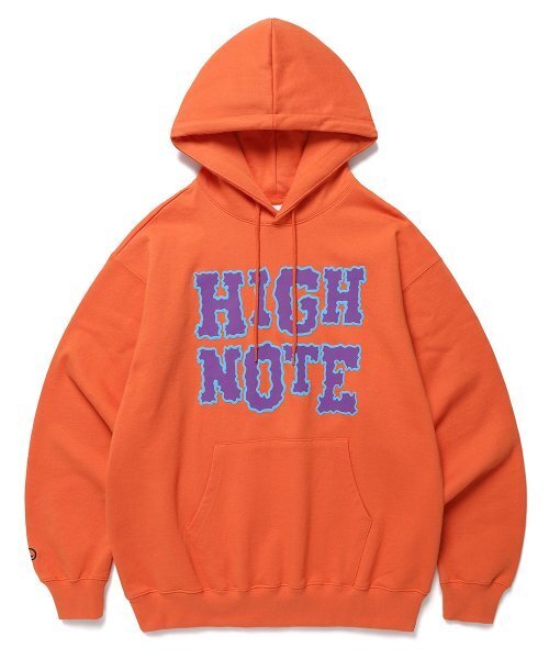 Cavish(カビシ)の「HIGH NOTE HOODIE ORANGE(CV2DSUM406A)(パーカー・メンズ・オレンジ・SMALL)」の1枚目の写真