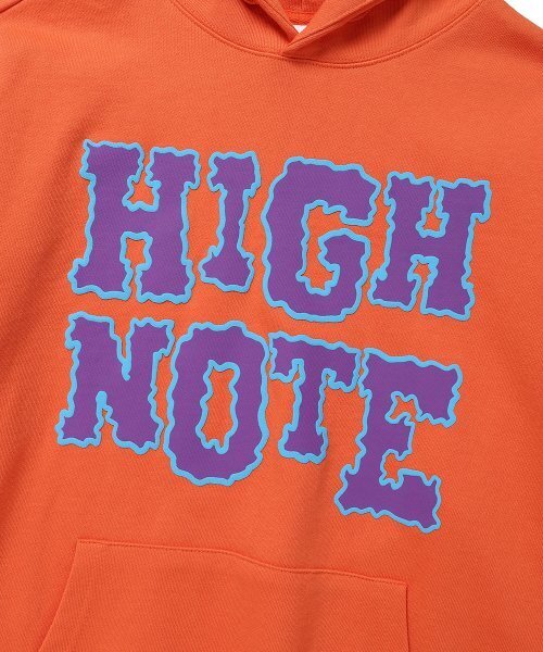 Cavish(カビシ)の「HIGH NOTE HOODIE ORANGE(CV2DSUM406A)(パーカー・メンズ・オレンジ・SMALL)」の3枚目の写真