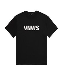 VNWSロゴ半袖Tシャツ (VS0007) ブラック_ホワイト
