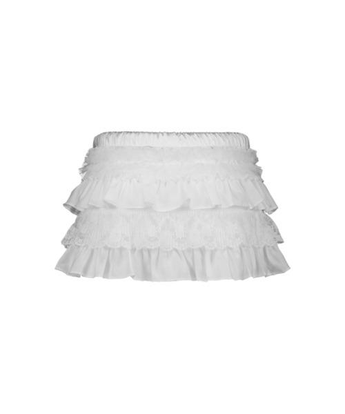 SETUP-EXE(セットアップイーエックスイー)の「TUTU MIX SKIRT PANTS / WHITE(スカート・レディース・その他・OS)」の13枚目の写真