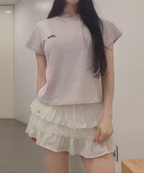SETUP-EXE(セットアップイーエックスイー)の「TUTU MIX SKIRT PANTS / WHITE(スカート・レディース・その他・OS)」の8枚目の写真