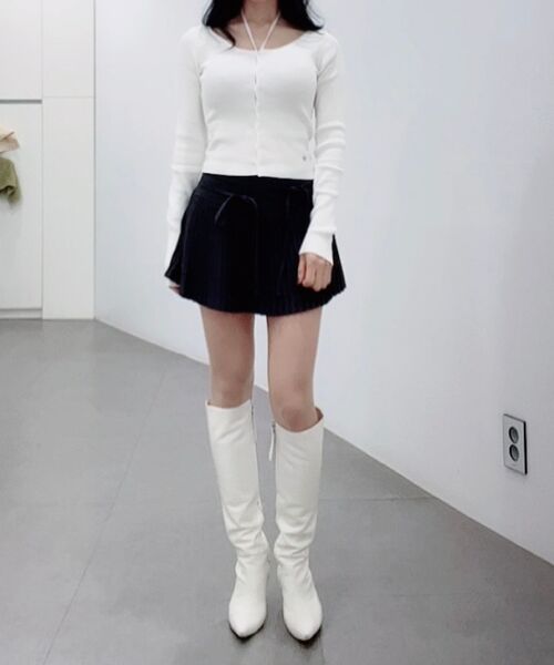 SETUP-EXE(セットアップイーエックスイー)の「TUTU MIX SKIRT PANTS / WHITE(スカート・レディース・その他・OS)」の4枚目の写真