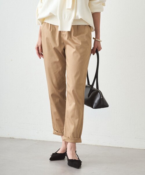 LOUNGEDRESS(ラウンジドレス)の「裾ねじりパンツ(その他パンツ・レディース・ベージュ/ネイビー/ブラック/ライトグレー・X-SMALL/MEDIUM/SMALL/LARGE)」の4枚目の写真