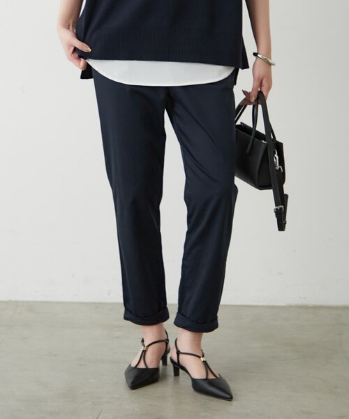 LOUNGEDRESS(ラウンジドレス)の「裾ねじりパンツ(その他パンツ・レディース・ベージュ/ネイビー/ブラック/ライトグレー・X-SMALL/MEDIUM/SMALL/LARGE)」の1枚目の写真