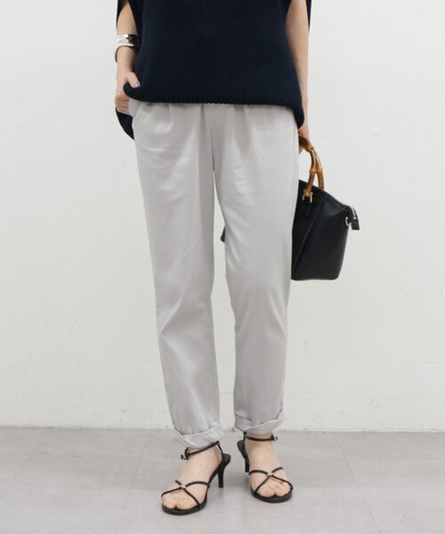 LOUNGEDRESS(ラウンジドレス)の「裾ねじりパンツ(その他パンツ・レディース・ベージュ/ネイビー/ブラック/ライトグレー・X-SMALL/MEDIUM/SMALL/LARGE)」の3枚目の写真