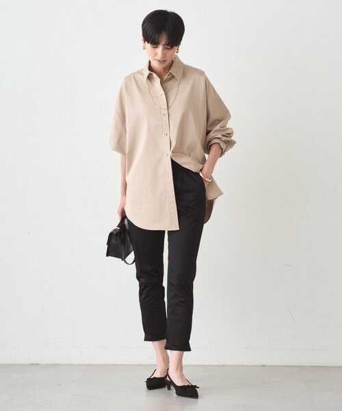 LOUNGEDRESS(ラウンジドレス)の「裾ねじりパンツ(その他パンツ・レディース・ベージュ/ネイビー/ブラック/ライトグレー・X-SMALL/MEDIUM/SMALL/LARGE)」の7枚目の写真